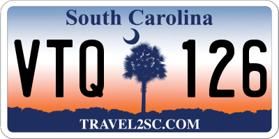 SC license plate VTQ126