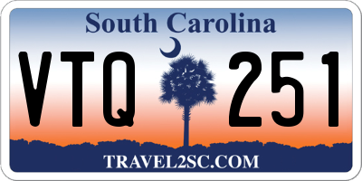 SC license plate VTQ251