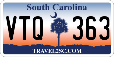 SC license plate VTQ363