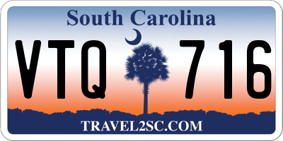 SC license plate VTQ716