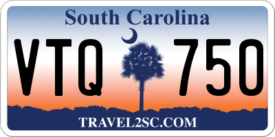 SC license plate VTQ750