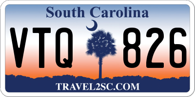 SC license plate VTQ826