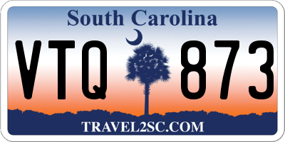 SC license plate VTQ873