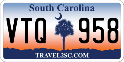 SC license plate VTQ958