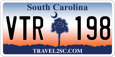 SC license plate VTR198