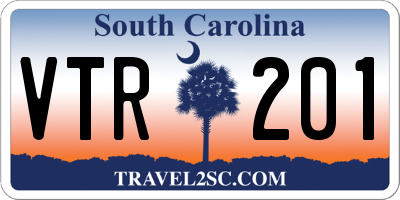SC license plate VTR201