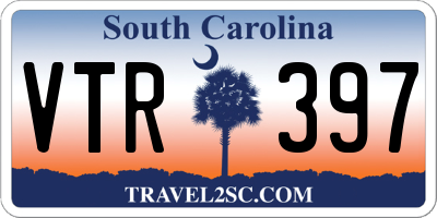 SC license plate VTR397