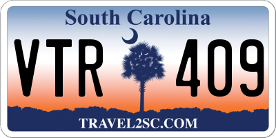 SC license plate VTR409