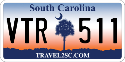 SC license plate VTR511