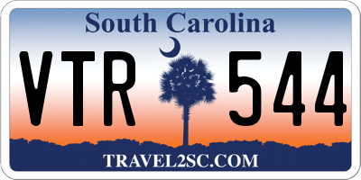 SC license plate VTR544
