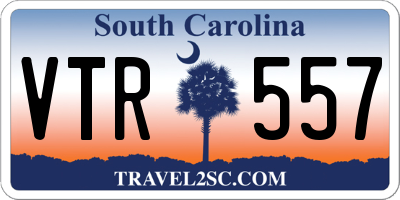 SC license plate VTR557