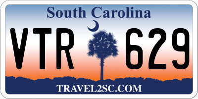 SC license plate VTR629