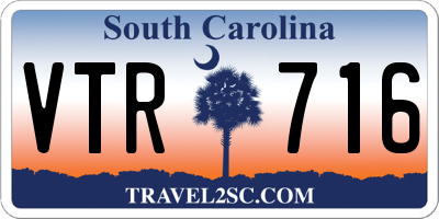 SC license plate VTR716