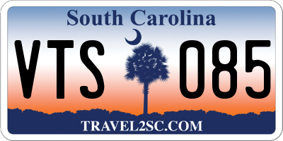SC license plate VTS085
