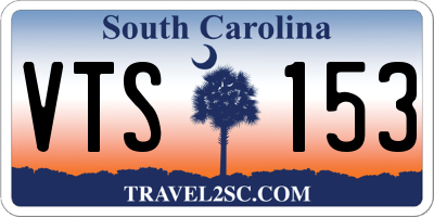 SC license plate VTS153