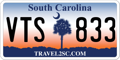 SC license plate VTS833