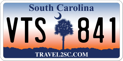 SC license plate VTS841