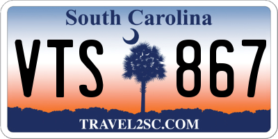 SC license plate VTS867
