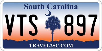 SC license plate VTS897