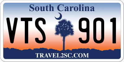 SC license plate VTS901