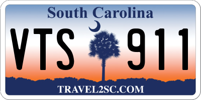 SC license plate VTS911