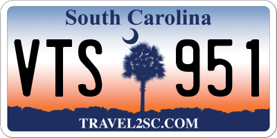 SC license plate VTS951