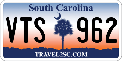 SC license plate VTS962