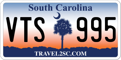 SC license plate VTS995