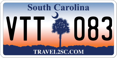 SC license plate VTT083