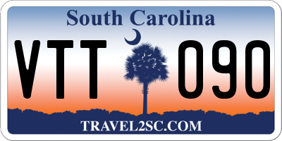 SC license plate VTT090