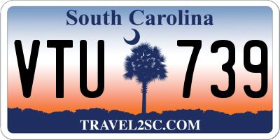 SC license plate VTU739