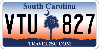 SC license plate VTU827