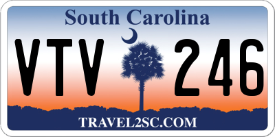 SC license plate VTV246