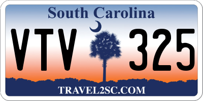SC license plate VTV325