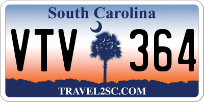 SC license plate VTV364
