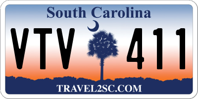 SC license plate VTV411