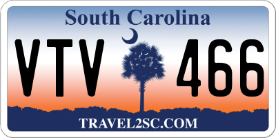 SC license plate VTV466