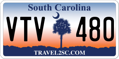 SC license plate VTV480