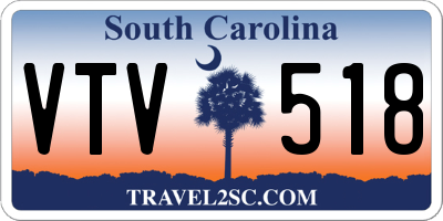 SC license plate VTV518