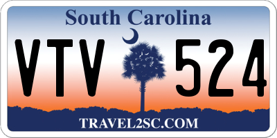 SC license plate VTV524