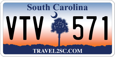 SC license plate VTV571