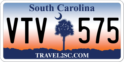 SC license plate VTV575