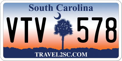 SC license plate VTV578
