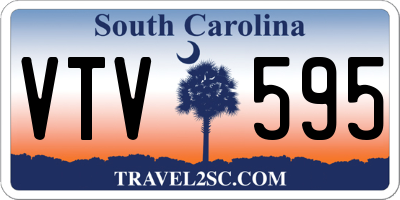 SC license plate VTV595