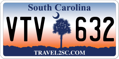 SC license plate VTV632
