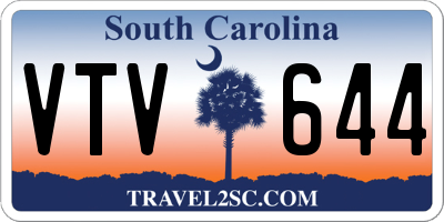 SC license plate VTV644
