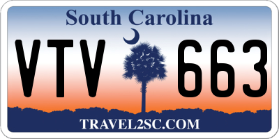 SC license plate VTV663