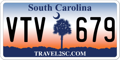 SC license plate VTV679
