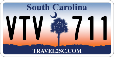 SC license plate VTV711