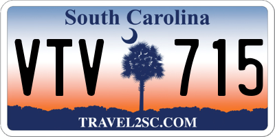 SC license plate VTV715